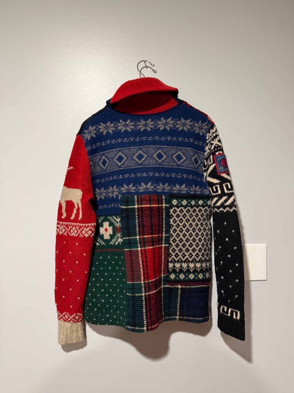 VINTAGE Rugby RL Patchwork Cardigan (Unisex) - Picture 2 of 7